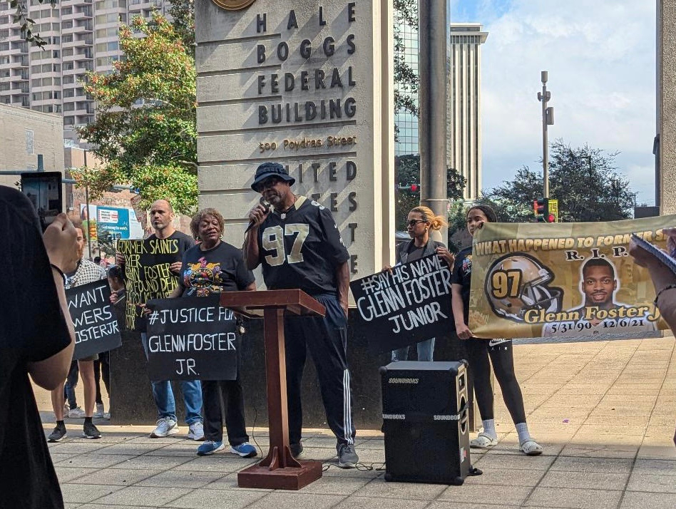 Demonstration for Glenn Foster Jr., December 2023